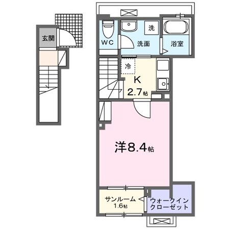 レクエルド桜並木の物件間取画像